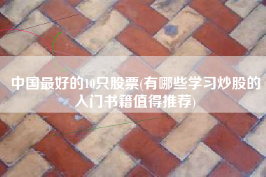 中国最好的10只股票(有哪些学习炒股的入门书籍值得推荐)