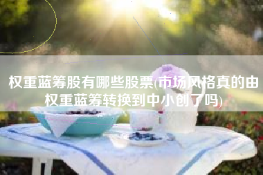 权重蓝筹股有哪些股票(市场风格真的由权重蓝筹转换到中小创了吗)