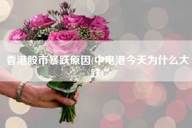 香港股市暴跌原因(中电港今天为什么大跌)
