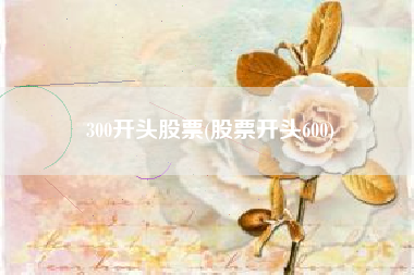 300开头股票(股票开头600)