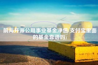 前海开源公用事业基金净值(支付宝里面的基金靠谱吗)