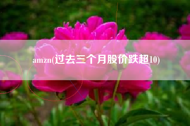 amzn(过去三个月股价跌超10)