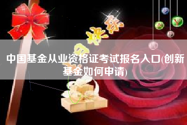 中国基金从业资格证考试报名入口(创新基金如何申请)