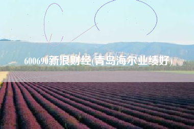 600690新浪财经(青岛海尔业绩好)