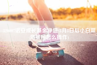 320007诺安成长基金净值(8月8日后小白菜鸟基民怎么操作)