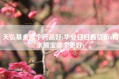 天弘基金哪个产品好(华安日日鑫货币a和余额宝哪个更好)