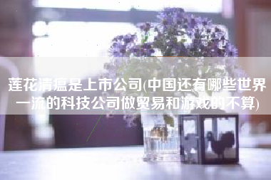 莲花清瘟是上市公司(中国还有哪些世界一流的科技公司做贸易和游戏的不算)