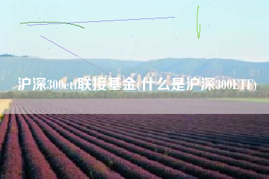 沪深300etf联接基金(什么是沪深300ETF)