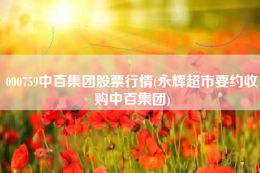000759中百集团股票行情(永辉超市要约收购中百集团)