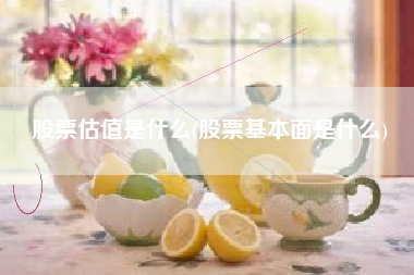股票估值是什么(股票基本面是什么)