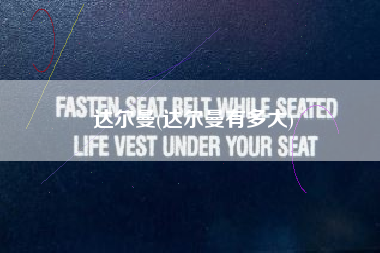 达尔曼(达尔曼有多大)
