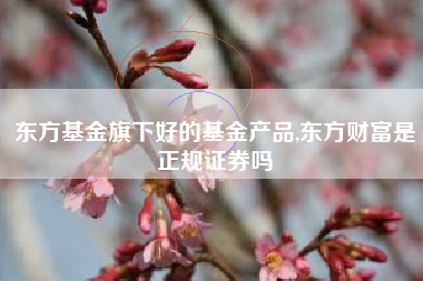 东方基金旗下好的基金产品,东方财富是正规证券吗