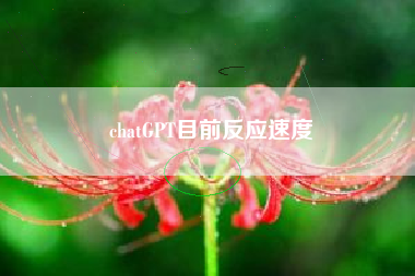 chatGPT目前反应速度