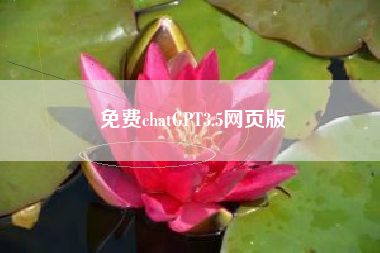 免费chatGPT3.5网页版