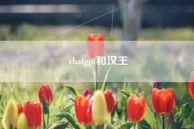 chatgpt和汉王