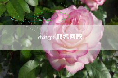 chatgpt 取名问题