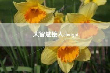 大智慧接入chatgpt