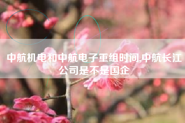 中航机电和中航电子重组时间,中航长江公司是不是国企