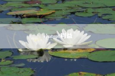 chatgpt利益