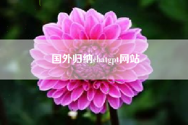 国外归纳chatgpt网站