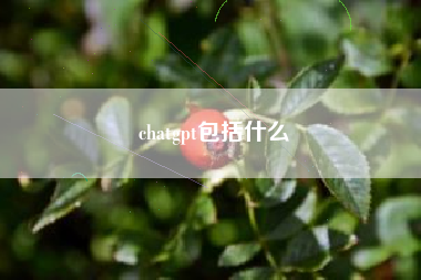 chatgpt包括什么