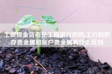 工银现金货币是工商银行的吗,工行的积存贵金属和账户贵金属有什么区别