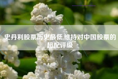 史丹利股票历史最低,维持对中国股票的超配评级