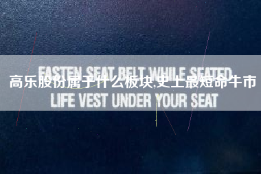 高乐股份属于什么板块,史上最短命牛市
