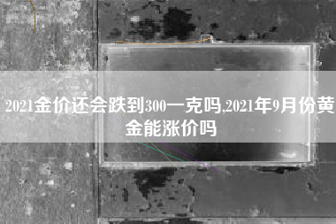 2021金价还会跌到300一克吗,2021年9月份黄金能涨价吗