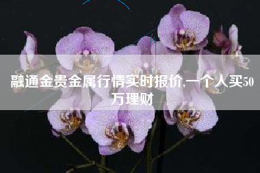 融通金贵金属行情实时报价,一个人买50万理财