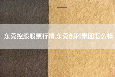 东莞控股股票行情,东莞创科集团怎么样
