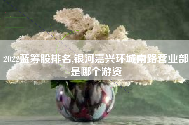 2022蓝筹股排名,银河嘉兴环城南路营业部是哪个游资