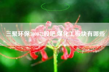 三聚环保300072股吧,煤化工板块有哪些
