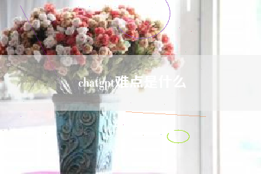 chatgpt难点是什么