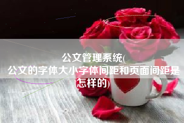 公文管理系统(
公文的字体大小字体间距和页面间距是怎样的) 公文管理系统(
公文的字体大小字体间距和页面间距是怎样的)