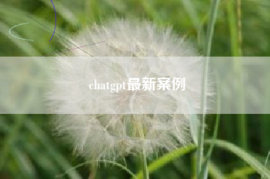 chatgpt最新案例