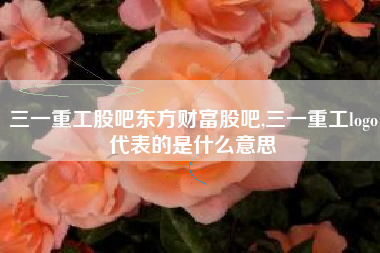 三一重工股吧东方财富股吧,三一重工logo代表的是什么意思