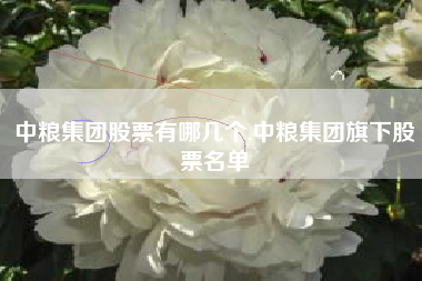 中粮集团股票有哪几个,中粮集团旗下股票名单
