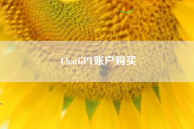 ChatGPT账户购买
