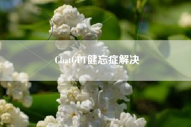 ChatGPT健忘症解决