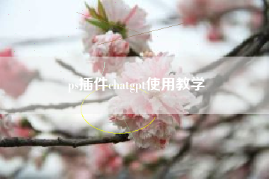 ps插件chatgpt使用教学