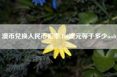 澳币兑换人民币汇率,100澳元等于多少usdt