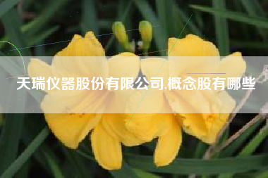 天瑞仪器股份有限公司,概念股有哪些