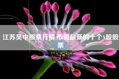 江苏吴中股票行情,市值最低的十个A股股票