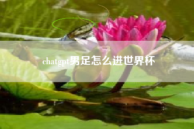 chatgpt男足怎么进世界杯