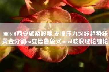000610西安旅游股票,支撑压力均线趋势线黄金分割rsi安德鲁鱼叉macd波浪理论缠论