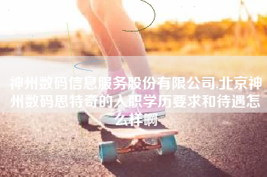 神州数码信息服务股份有限公司,北京神州数码思特奇的入职学历要求和待遇怎么样啊
