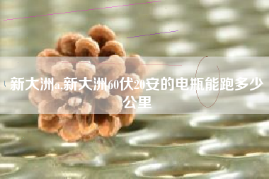 新大洲a,新大洲60伏20安的电瓶能跑多少公里