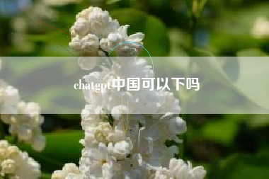 chatgpt中国可以下吗