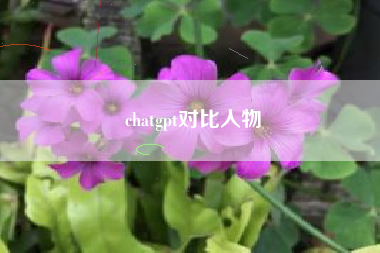 chatgpt对比人物
